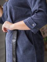 Платье 1375 темно-серый Novita (Акция)