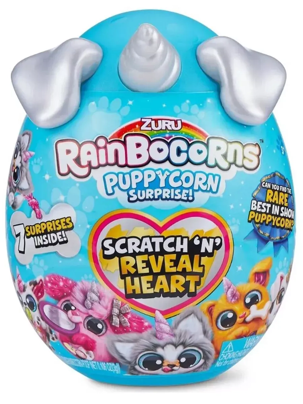 Игрушка сюрприз яйцо Rainbocorns Puppycorn Reveal Heart