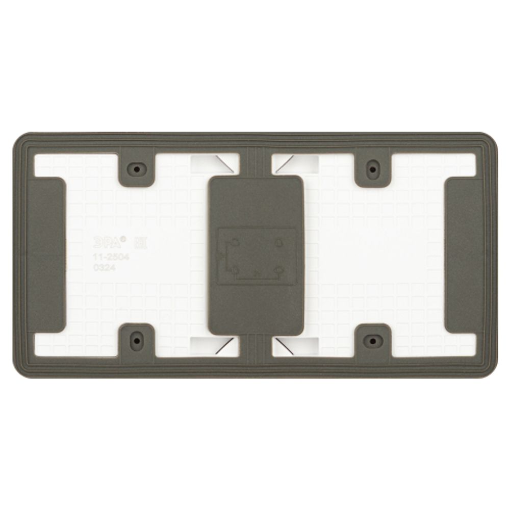 Розетка ЭРА Эксперт 11-2504-01 двойная с заземлением 2х2P+E горизонт IP55 шторки 16A-250В ОУ белый