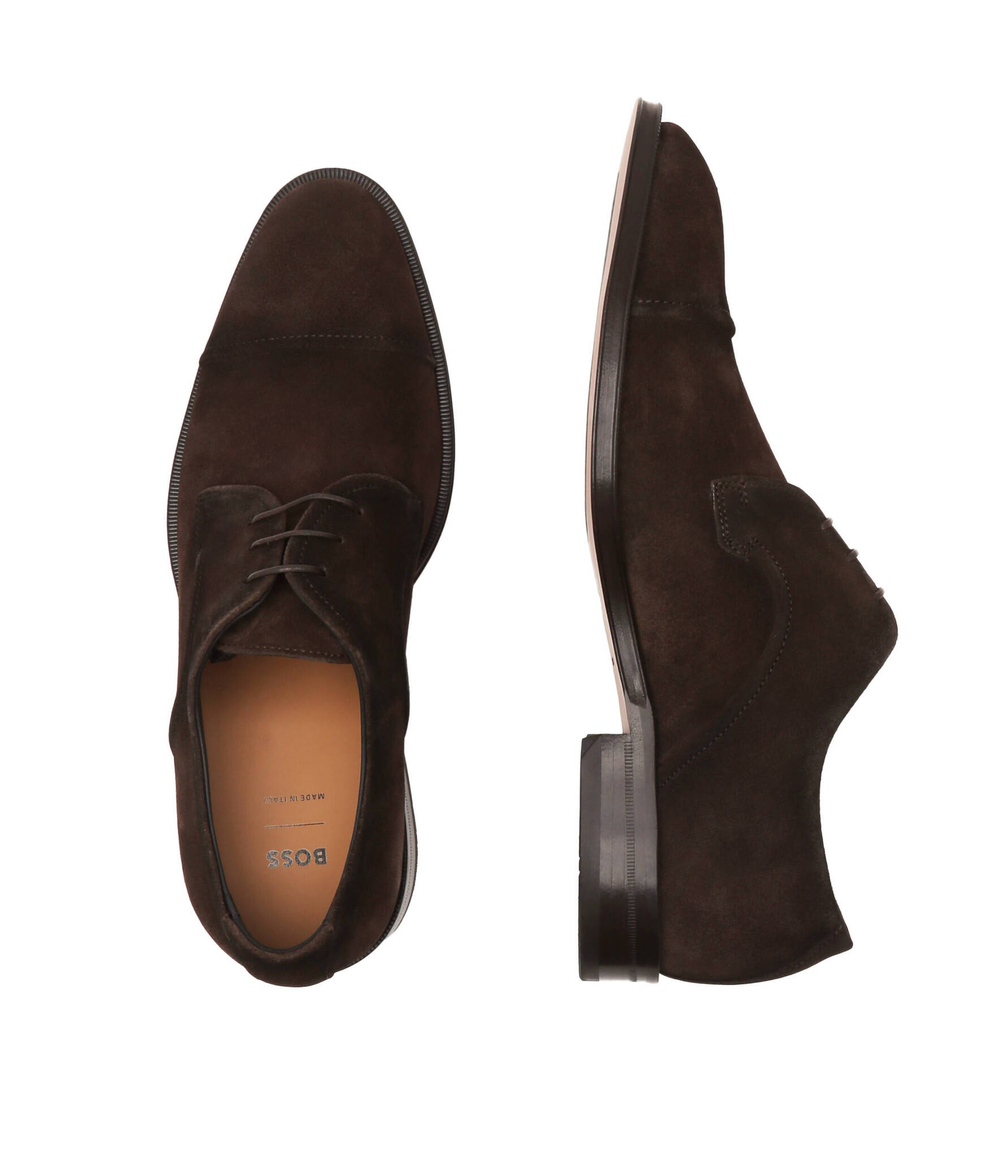 Кожаные дерби derrek_derb_sdctly BOSS BLACK - коричневый(50514947)