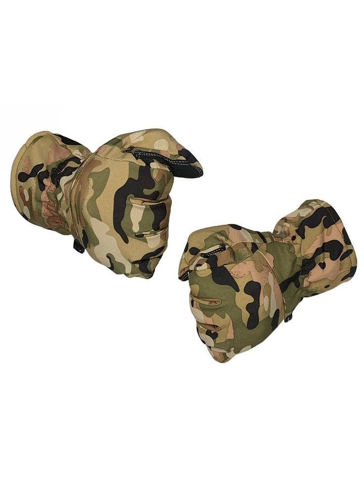 Перчатки утеплённые зимние Soft Shell (мультикам)