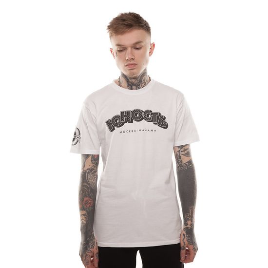 Футболка ЮНОСТЬ Oldschool Logo Белый