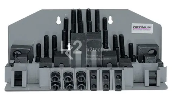 Набор зажимных приспособлений SPW 8 под пазы 10 мм