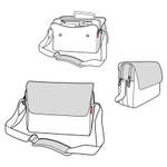 Сумка courierbag 2 canvas grey