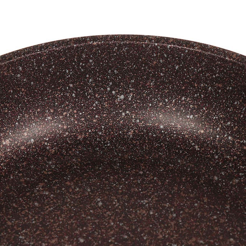 Сковорода алюминий, 24 см, антиприг, Kukmara, Granit Ultra, красн, сга243а, с крыш, съем руч