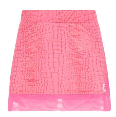 Теннисная юбка EA7 Woman Jersey Skirt - fancy pink yarrow