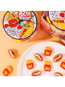 Жевательный мармелад Хот-дог и картофель Фри 75 г * 4 шт