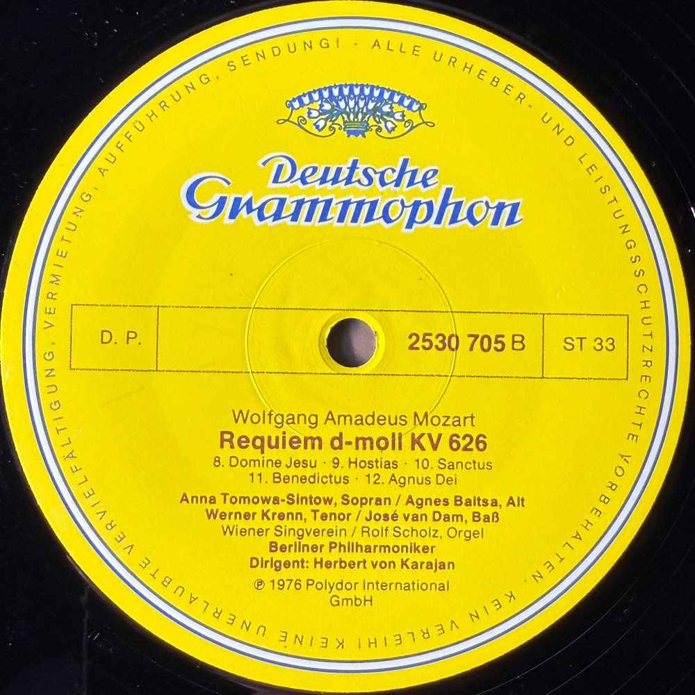 Моцарт - Реквием (Германия 1976г.)