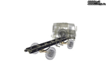 Steel frame for truck with 4x4 wheel formula in 1:10 scale