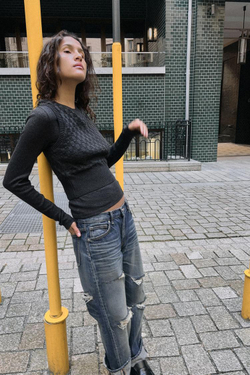 ZARA КОМБИНИРОВАННЫЙ ЖИЛЕТ, АНТРАЦИТОВО-СЕРЫЙ