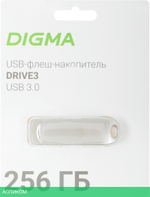 USB Flash-накопитель Digma Drive3 256Gb серебристый (DGFUM256A30SR)