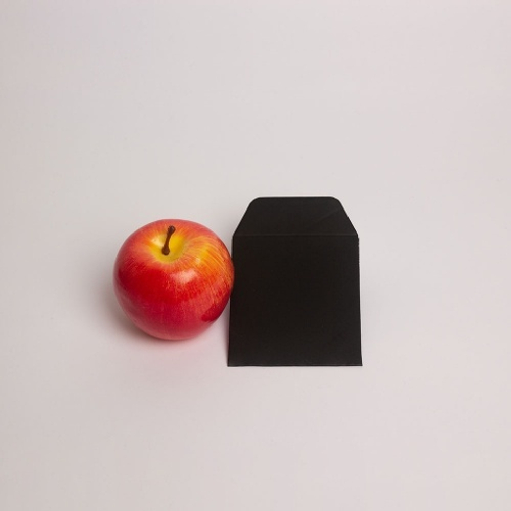 Конверт 9x10,черный, картон