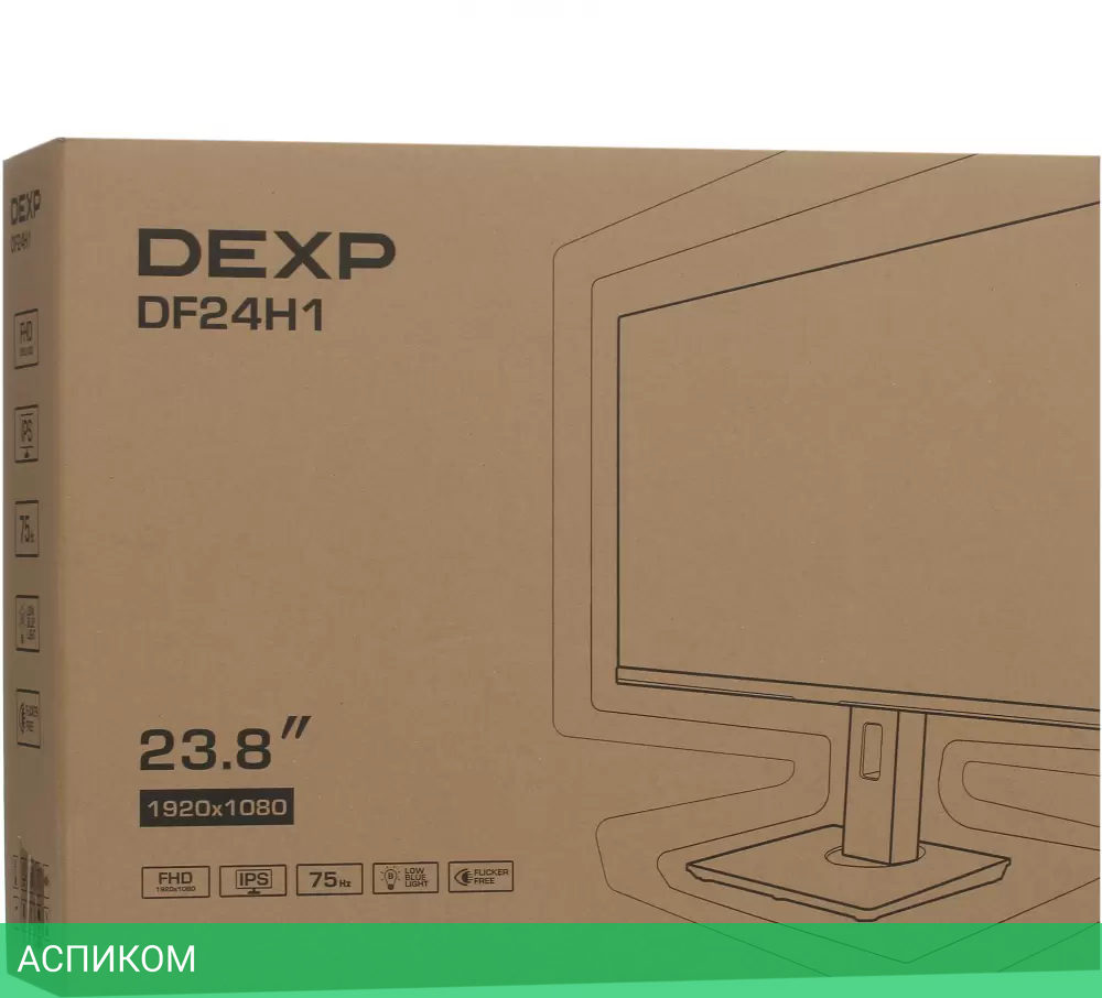 Монитор DEXP DF24H1 белый