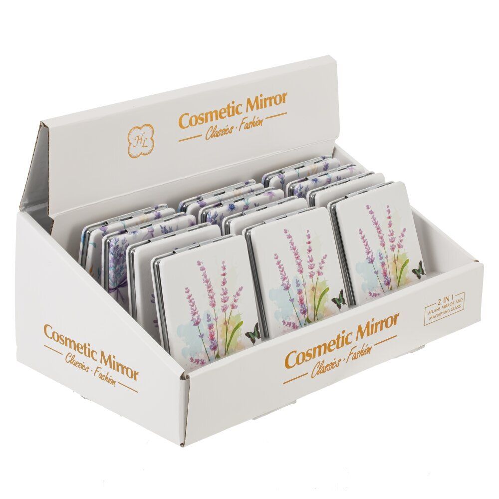 GAEM Зеркало карманное (блок 12шт), L6 W8,5 H1 см, 4в.