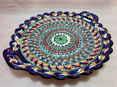 Блюдо для шашлыка"Мехроб" 39 см.