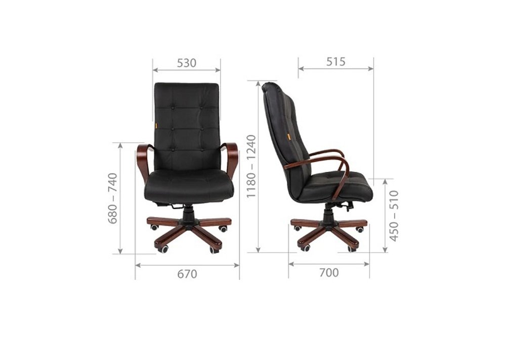 Кресло офисное Chairman 424WD