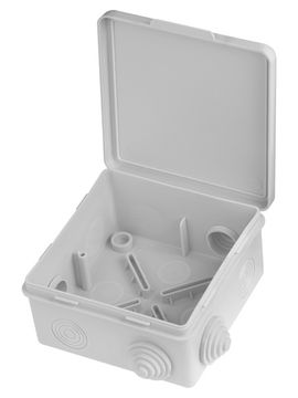 Коробка распределительная ОП 100*100*55мм IP54 серая TDM 1/10/60