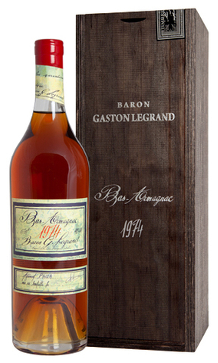 Арманьяк Baron G. Legrand 1974 Bas Armagnac п/уп (дерево), 0.7 л