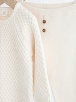 Толстовка и легинсы в комплекте для малышей Next 835-911, Белый