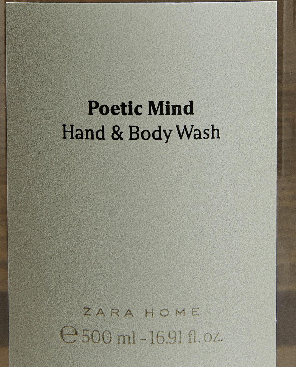 Zara Home - Гель для душа с ароматом poetic mind, 500 мл