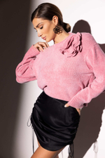 sweater with a flower