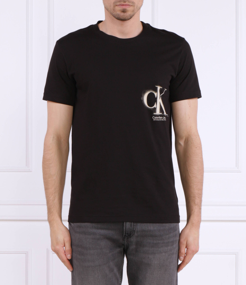 Футболка CK SPRAY CALVIN KLEIN JEANS - черный(J30J322875)