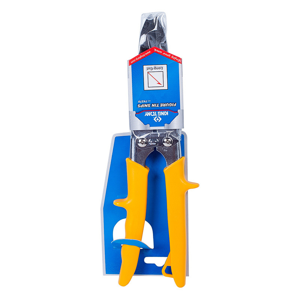 KING TONY (74270) Ножницы по металлу 260 мм, прямые