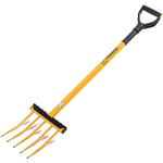 Вилы копальные сварные 5-зубев TORNADICA с металлическим череноком и ручкой