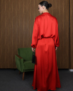 юбка из атласа