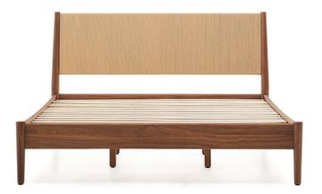 Кровать Elan La Forma из шпона и массива ореха со шнуром 160 x 200