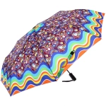 Зонт женский полуавтомат «Кланти», микс 6 цветов, 8 спиц, d-100см, длина в слож. виде 30см