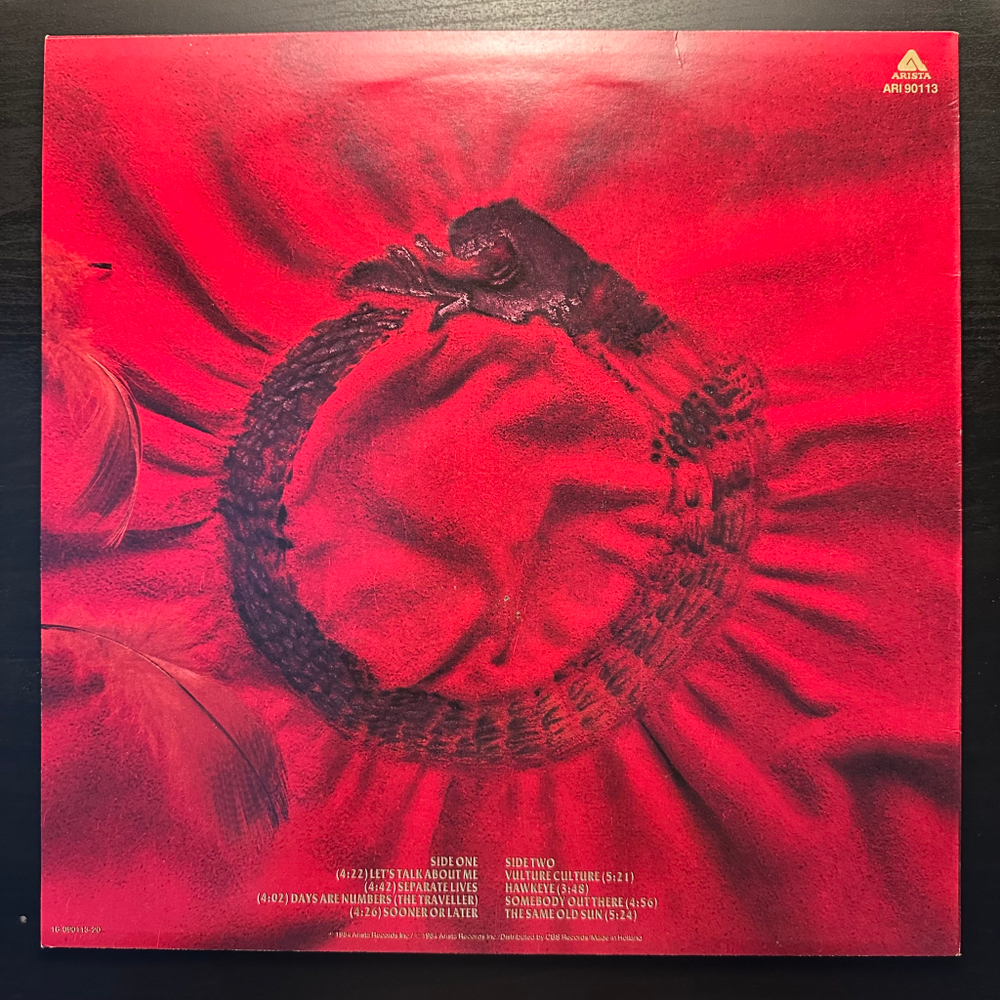 The Alan Parsons Project - Vulture Culture (Голландия 1985г.)