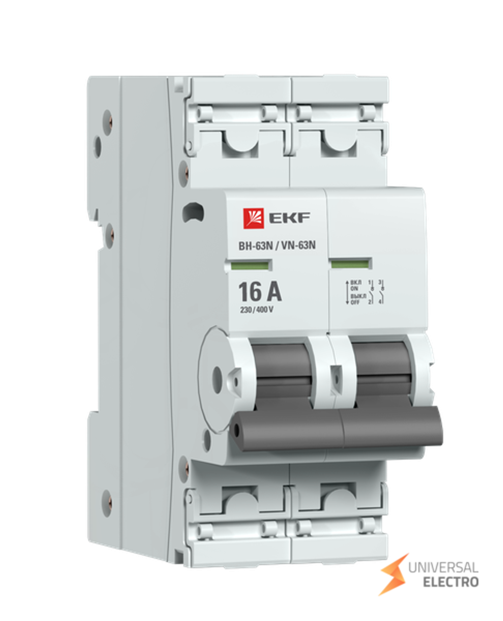 Выключатель нагрузки 2P 16А ВН-63N EKF PROxima
