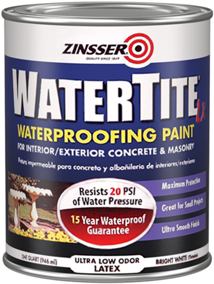 Zinsser WATERTITE™ Гидроизоляционная противогрибковая самогрунтующаяся