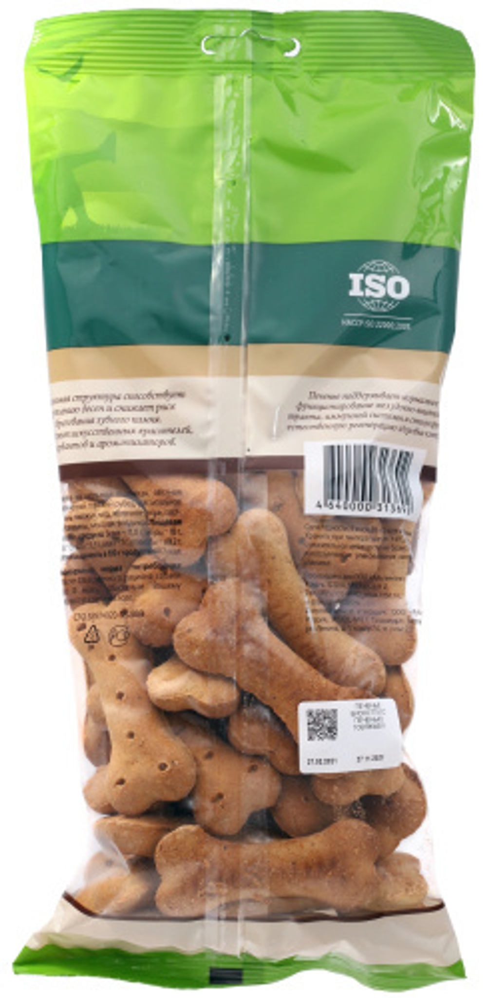 Лакомство для собак Печенье с печенью говяжьей, 350 г ТитБит Biscotti