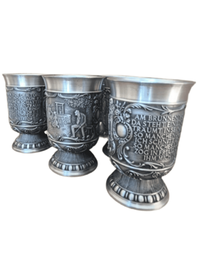 Набор 6 оловянных бокалов "Под Липами" SKS Zinn
