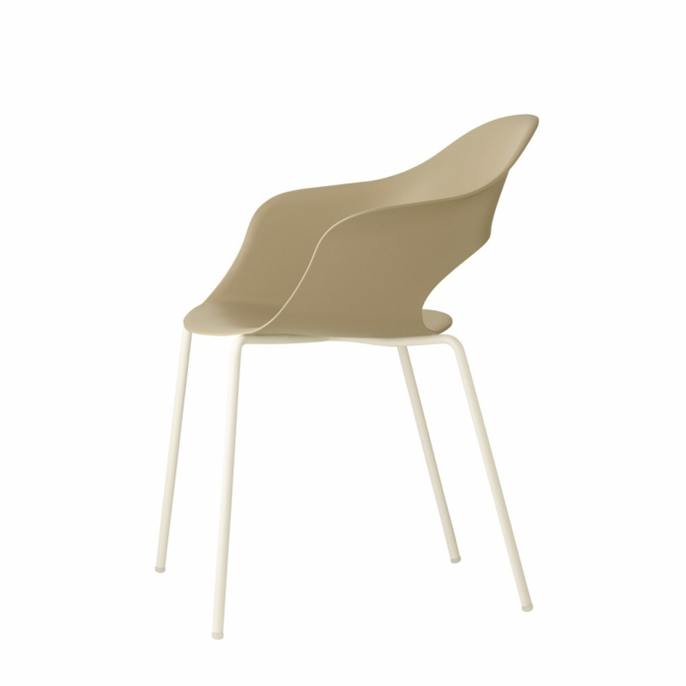 Кресло пластиковое Scab Design Lady B, лен, тортора