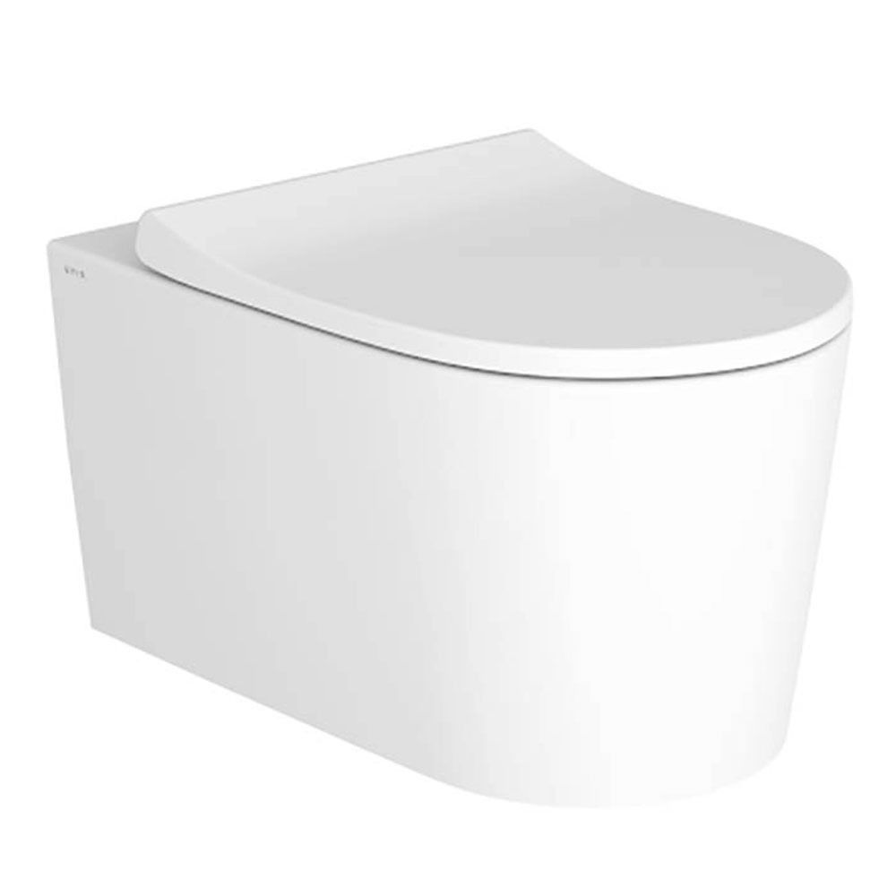 Унитаз подвесной Vitra Nest QuantumFlush безободковый, c ламинарным потоком (7870B403-0075)