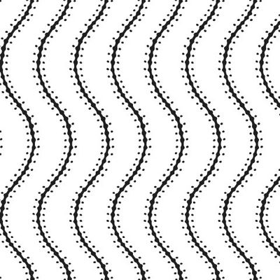 Абстрактный рисунок черно-белые волны