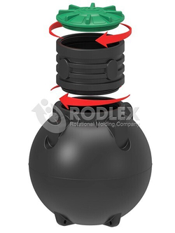 Емкость для канализации TOR1500 Родлекс Standart 1500 л.(1500x1500x1500см;60кг;) - арт.559711