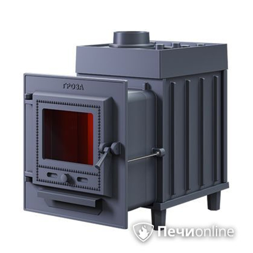 Дровяная печь-каменка Гефест Гроза 24М