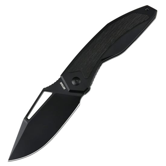 Нож Artisan Cutlery 1879G-BBK Fragarach с клинком из стали CPM S90V, рукоять Titan / Fatcarbon