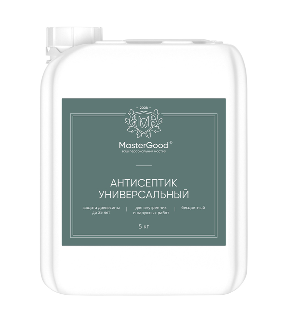 Антисептик для дерева MasterGood, универсальный, бесцветный