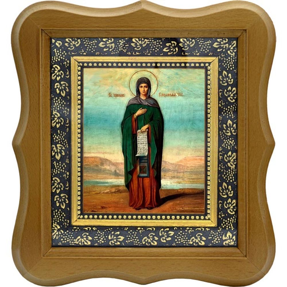 Елизавета Чудотворица, игумения Константинопольская. Икона на холсте.