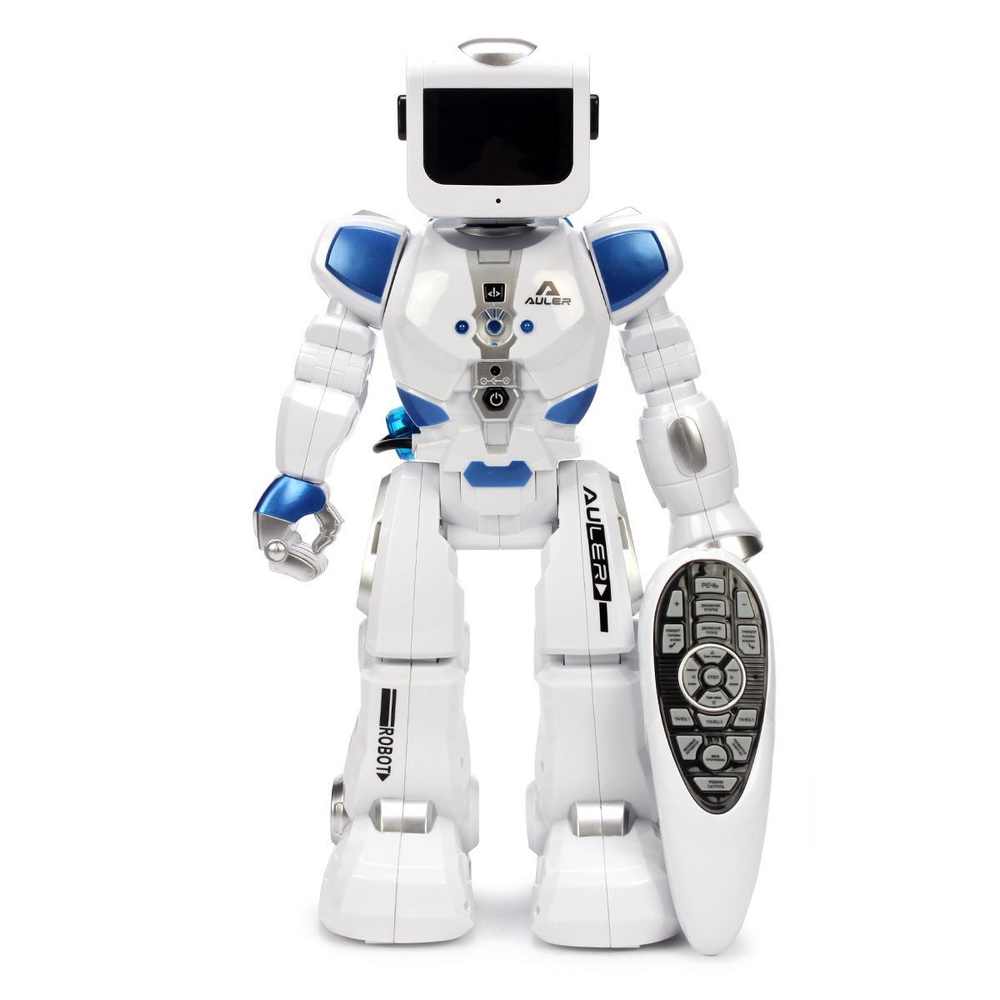 Робот на РУ (рус.озвуч, програм-ся, движется во всех напр-х, конвертор энергии), кор