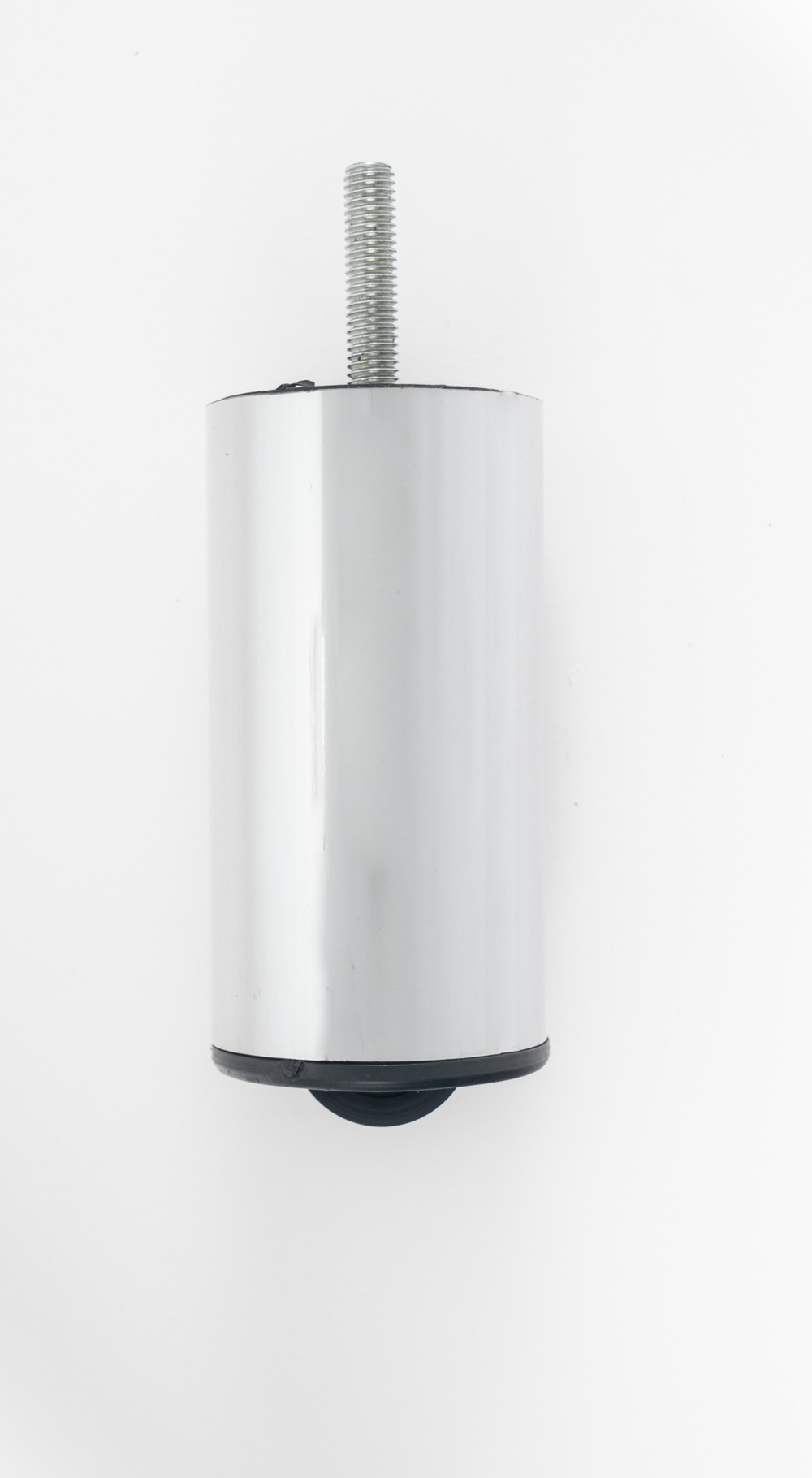 Опора А 178 Хром 50мм х 100мм / Винт м8 х 20мм с Заглушка с колесом /