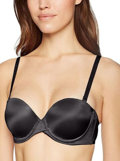 Бюстгальтер-балконет пуш-ап с гладкими бесшовными чашками (Размер: 75D) (Цвет: телесный)