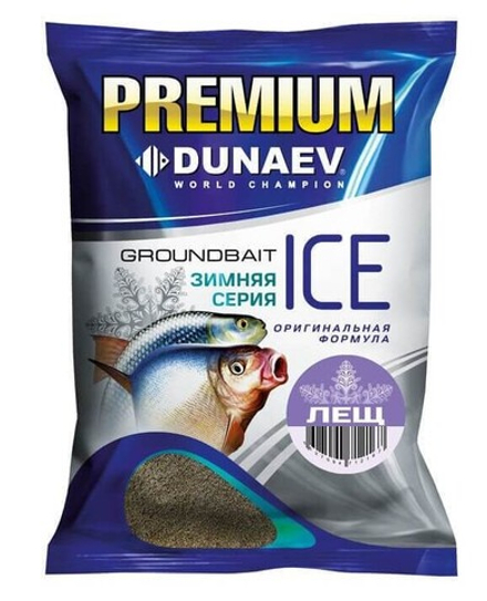Прикормка DUNAEV ICE PREMIUM 0,9кг. Лещ
