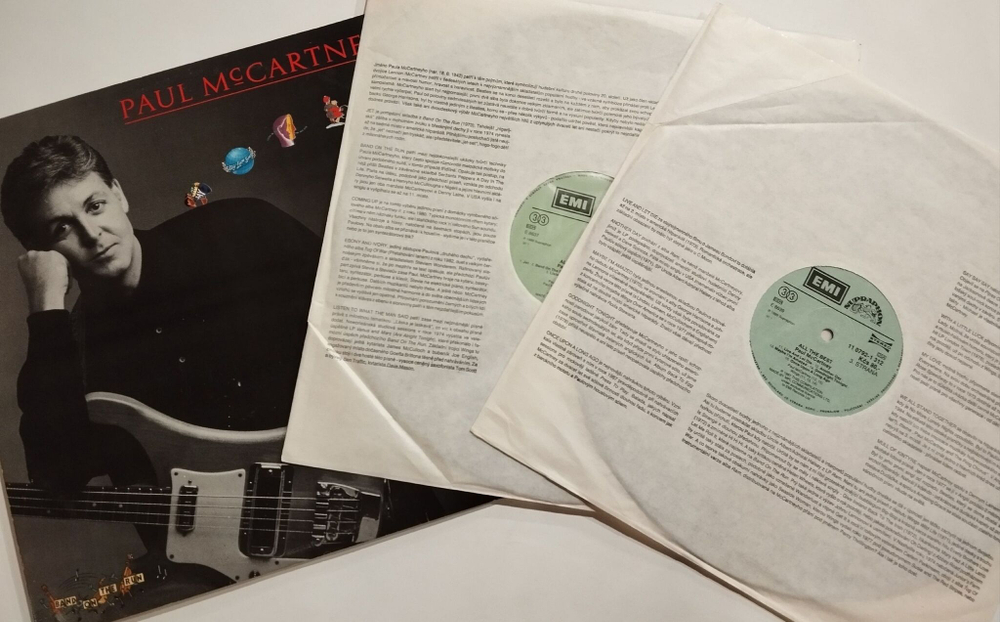 Винтажная виниловая пластинка LP Paul McCartney All The Best 2LP (Чехословакия 1990)
