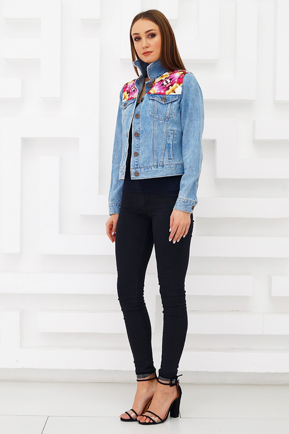 LIGVIANNI Джинсовая куртка Denim Jacket Rose
